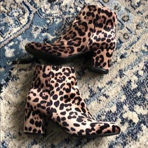 Leopard Booties